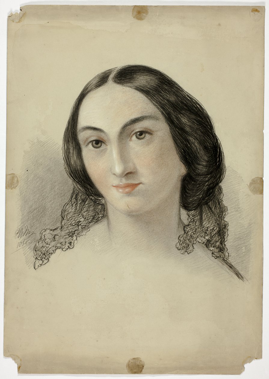 Weibliches Porträtkopf von Elizabeth Murray