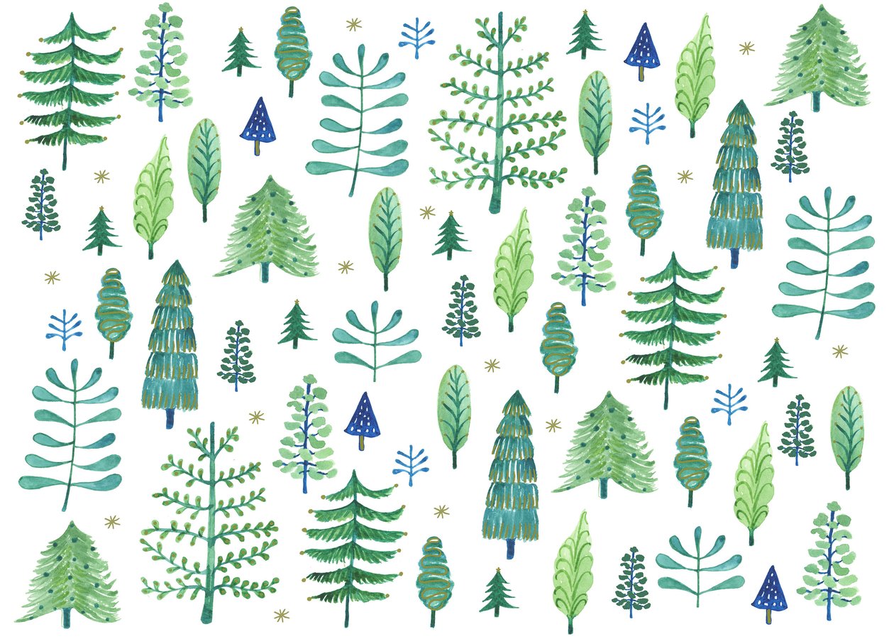 Verzauberter Wald, 2017 von Elizabeth Rider