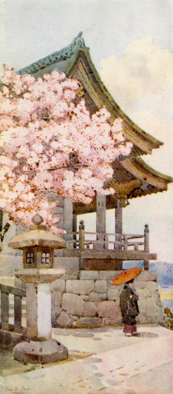 Kirschbaum in Kyomidzu von Ella Du Cane