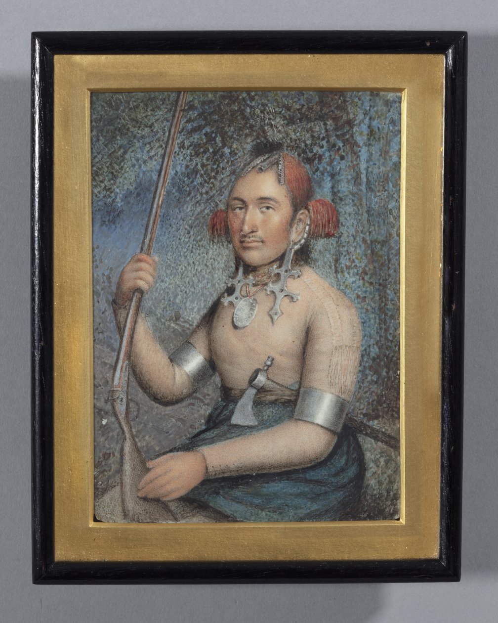 Nordamerikanischer Indianer, 1808 von Ellen Sharples