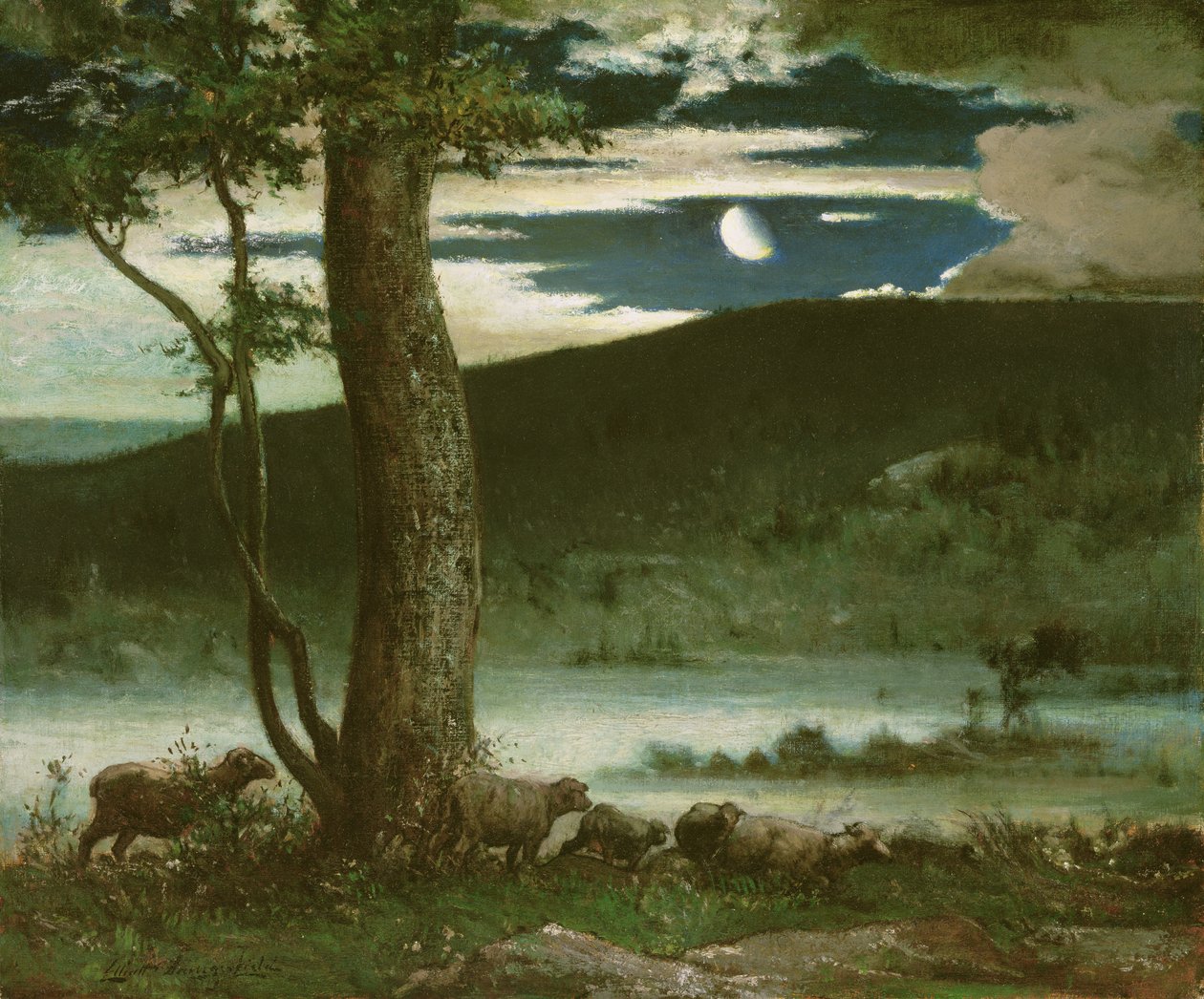 Der Mitternachtsmond von Elliot Daingerfield