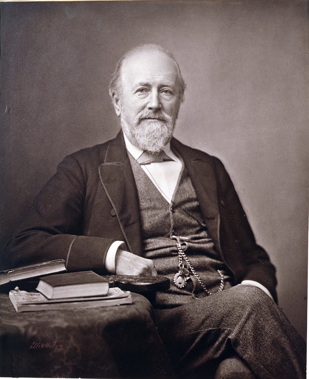 Edward Frankland (1825-99) von Elliott und Fry Studio