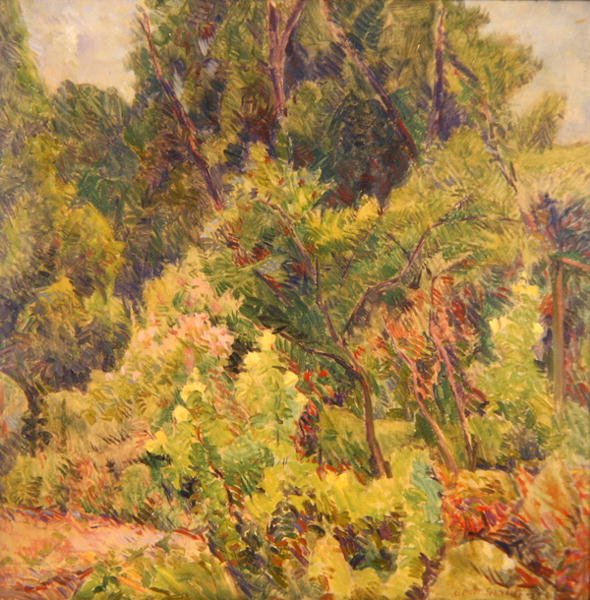 Garten nahe einem Wald von Elliott Seabrooke