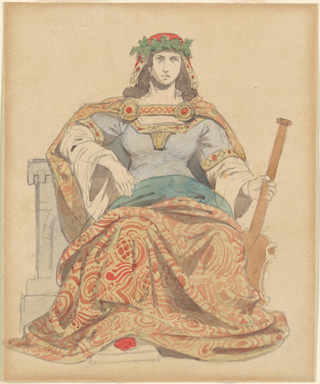 Weibliche Gottheit von Emanuel Gottlieb Leutze