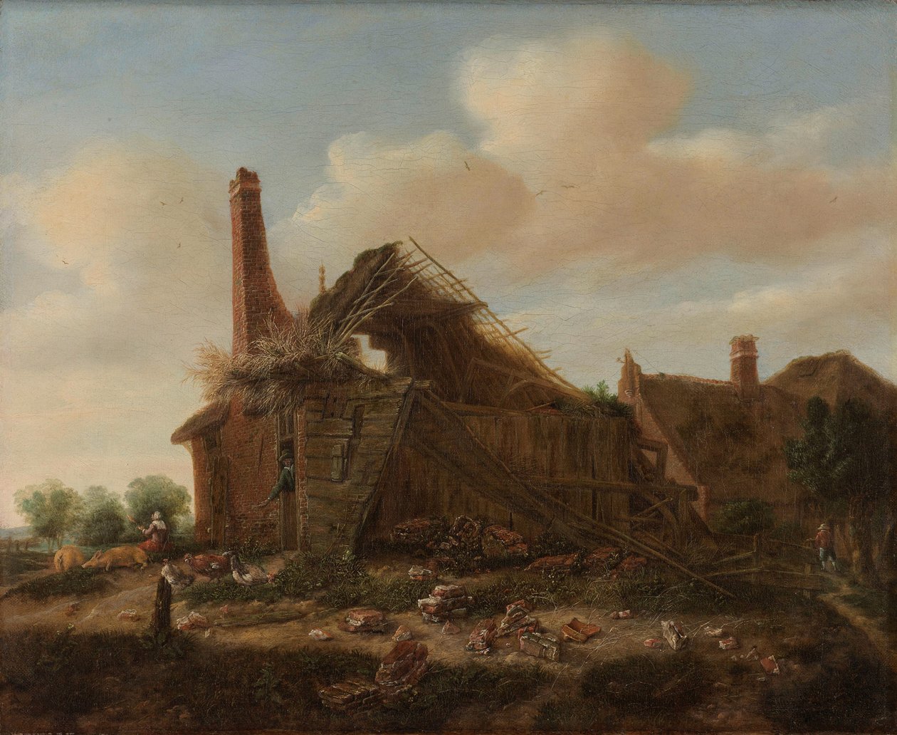 Bauernhaus in Ruinen von Emanuel Murant