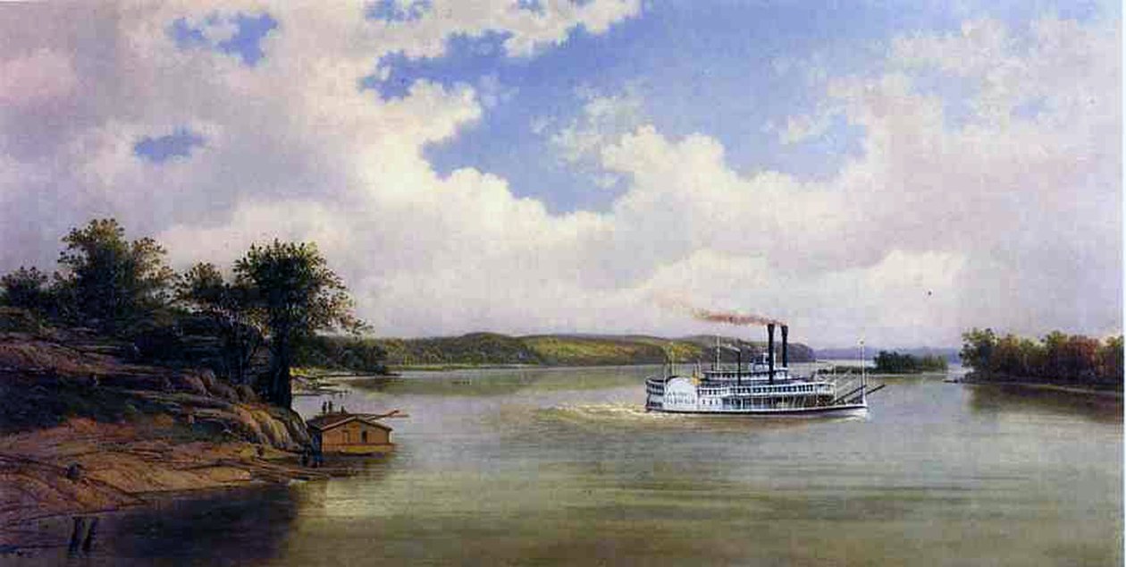 Dampfschiff von Emil Bott