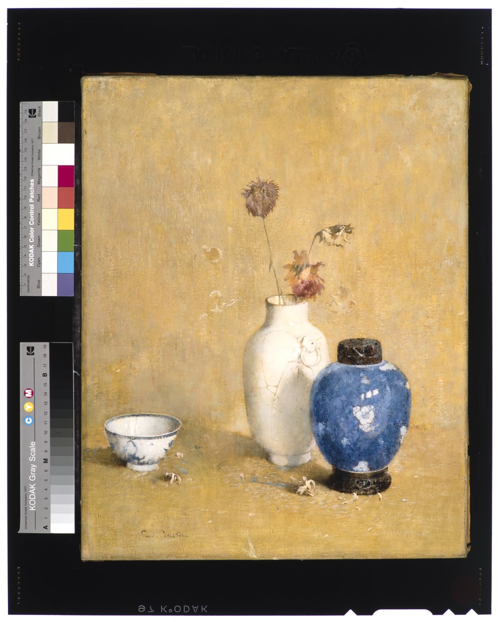 Blau, Weiß und Gold von Emil Carlsen