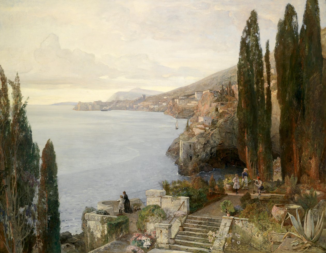 Blick auf Ragusa von Emil Jakob Schindler