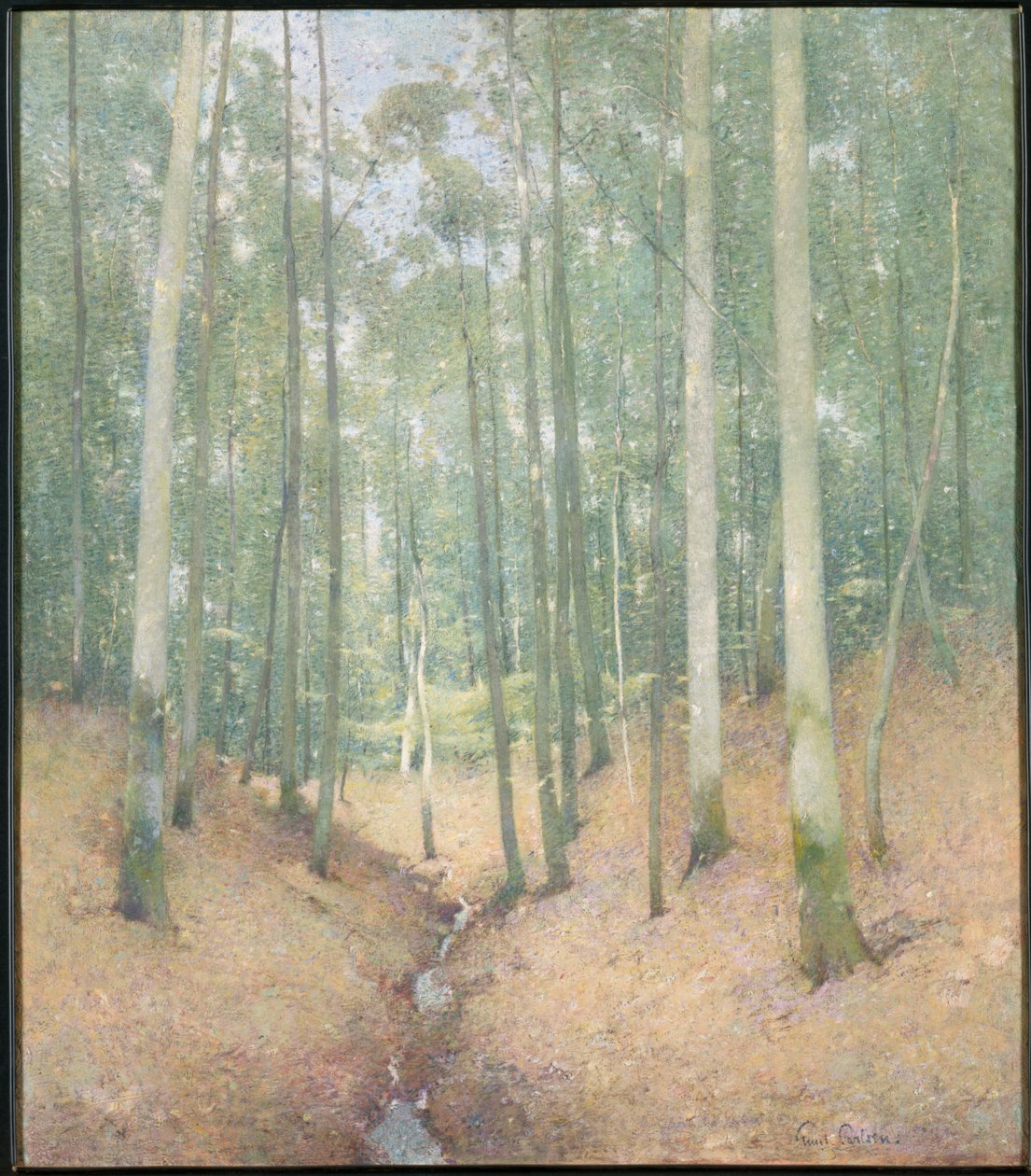 Holzinterieur von Emil Carlsen