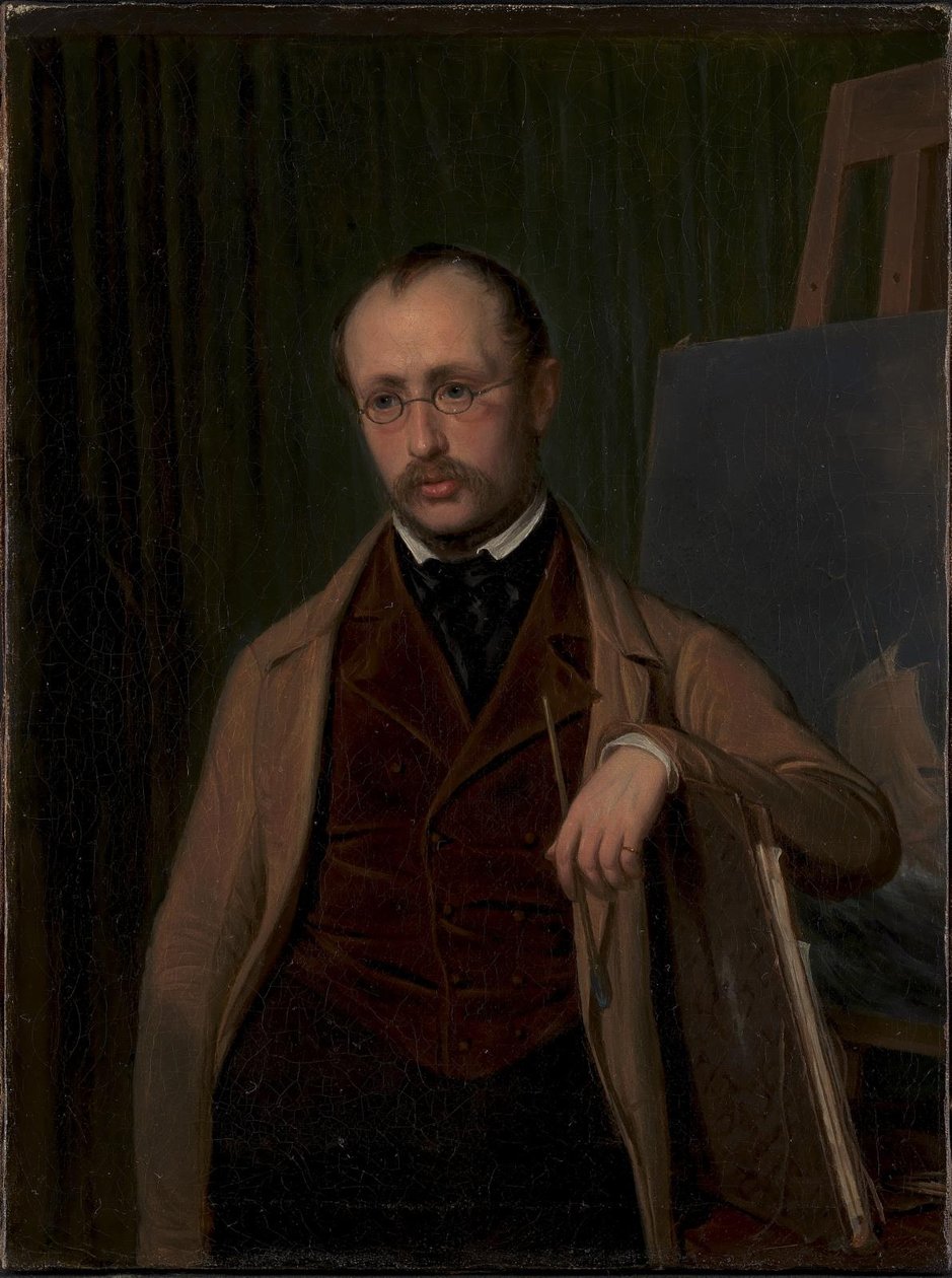 Porträt des Marinemalers von Emil Ditlev Bærentzen