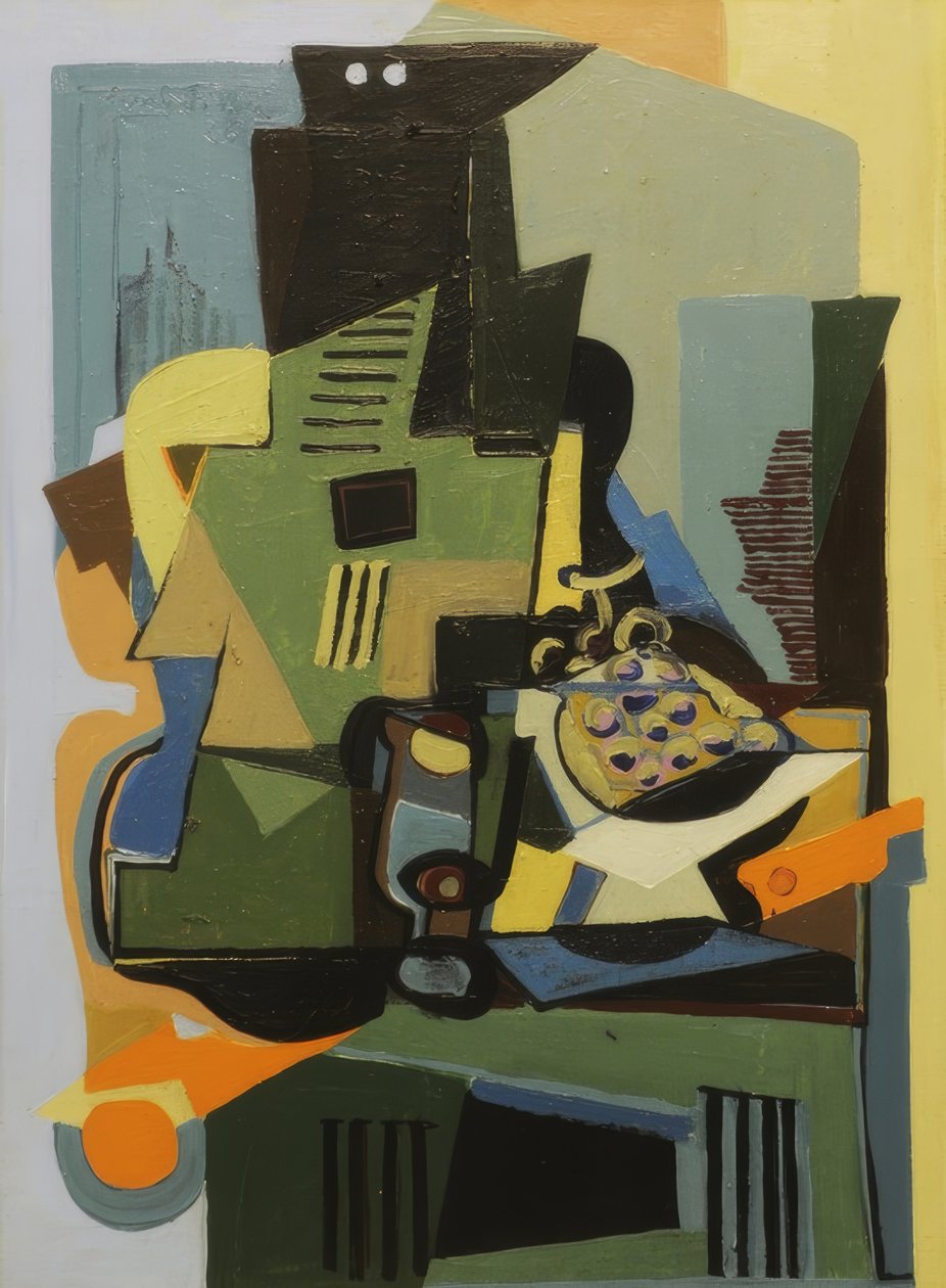 Stillleben mit Gitarre von Emil Filla