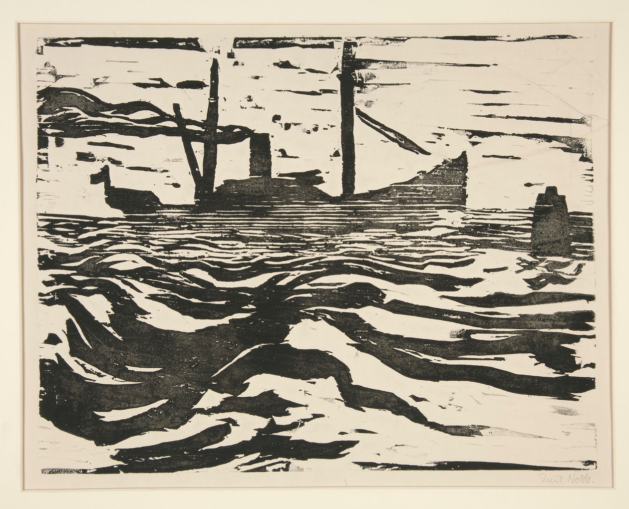 Fischdampfer von Emil Nolde