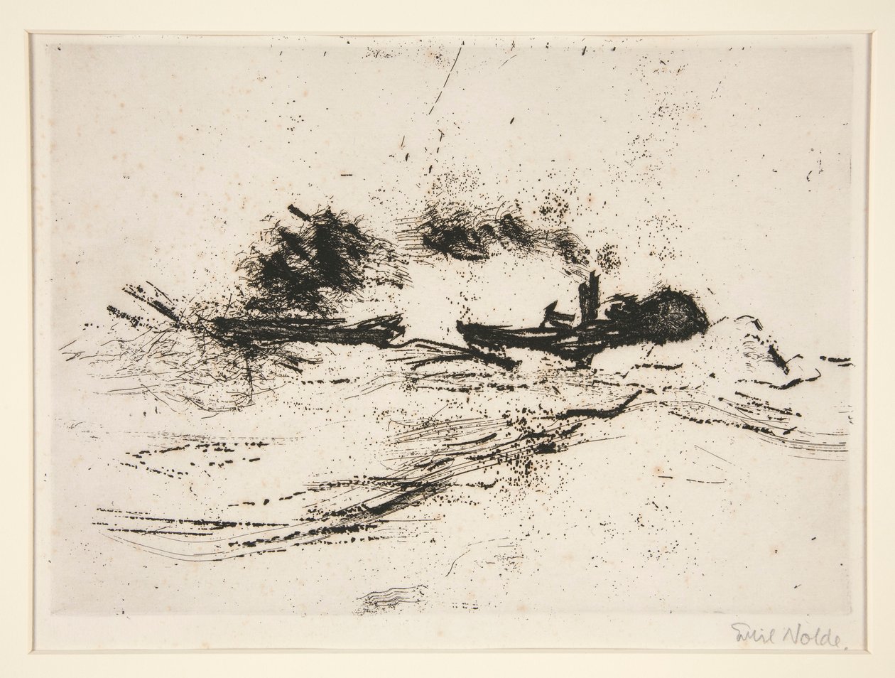 Schlepper von Emil Nolde