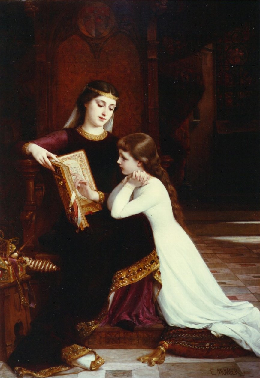 Die Lesestunde von Emile Munier