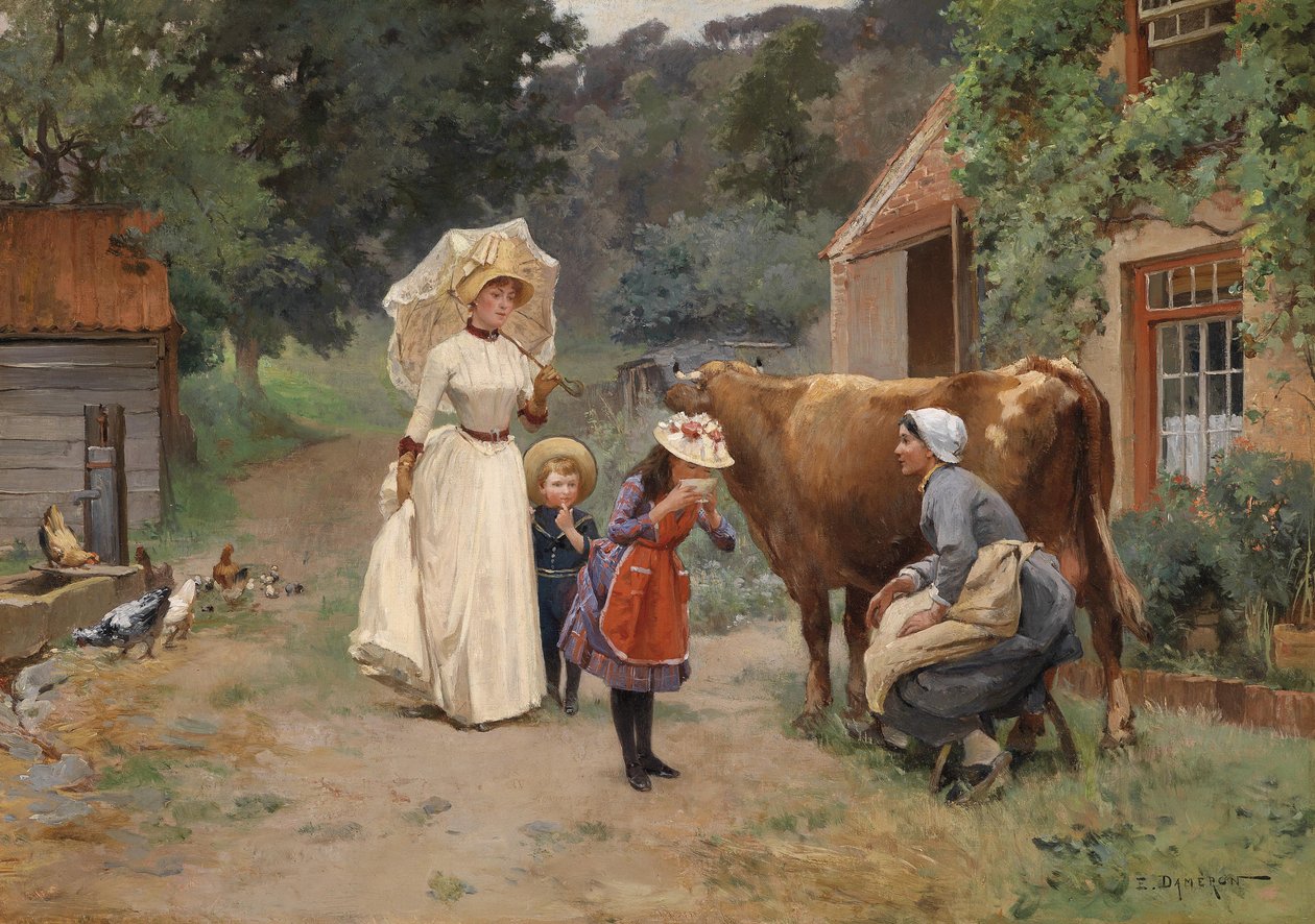 Besuch am Bauernhof von Emile Dameron