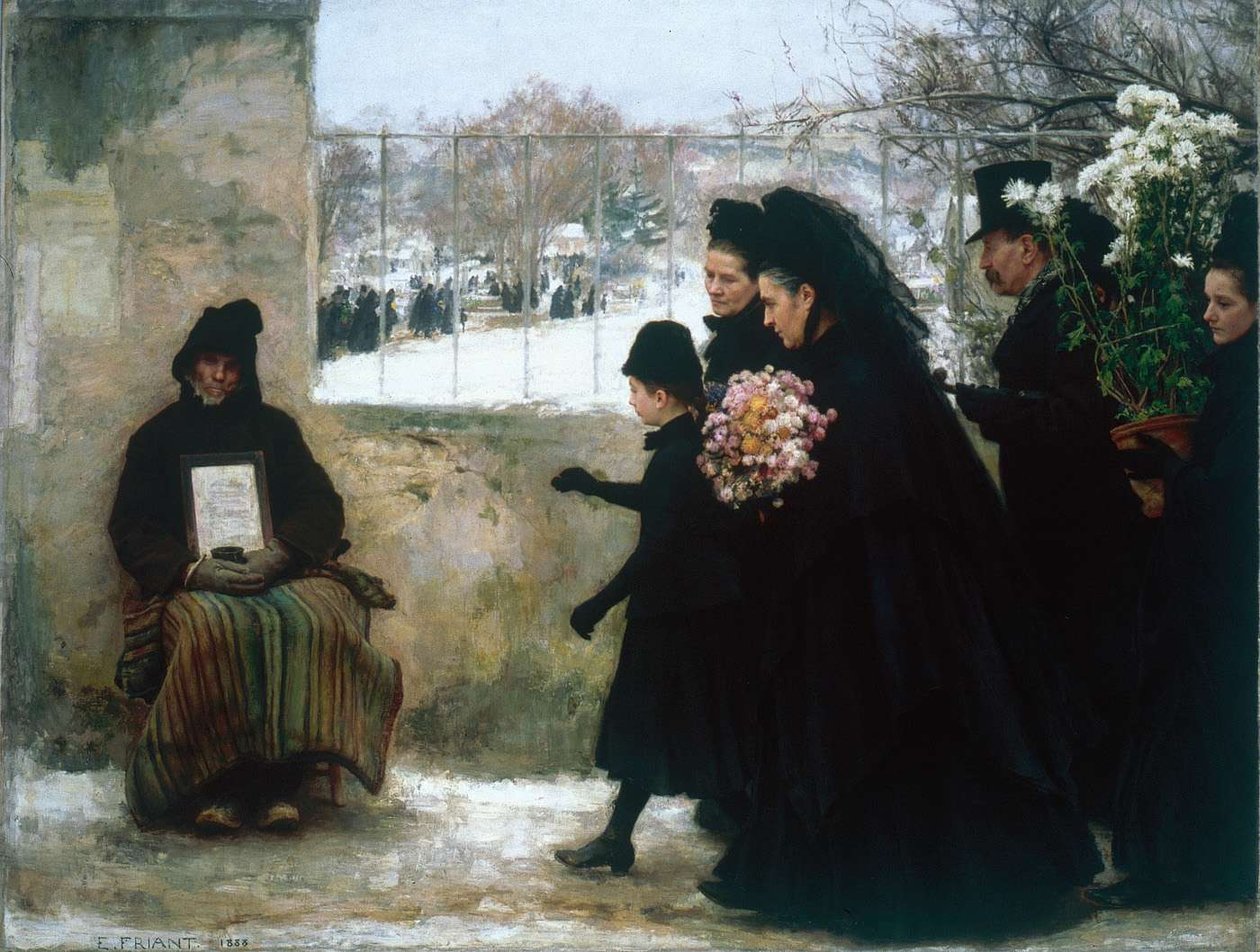 Allerheiligen von Emile Friant