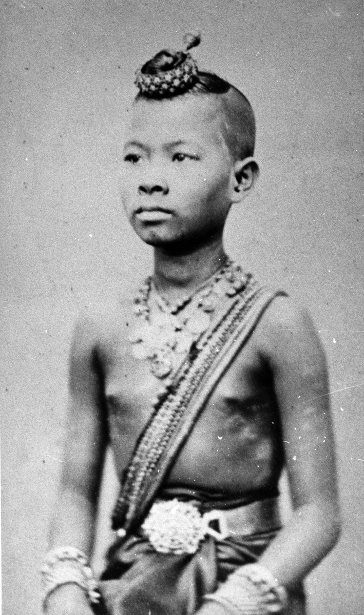 Vietnamesischer oder kambodschanischer Junge, ca. 1870er Jahre von Emile Gsell