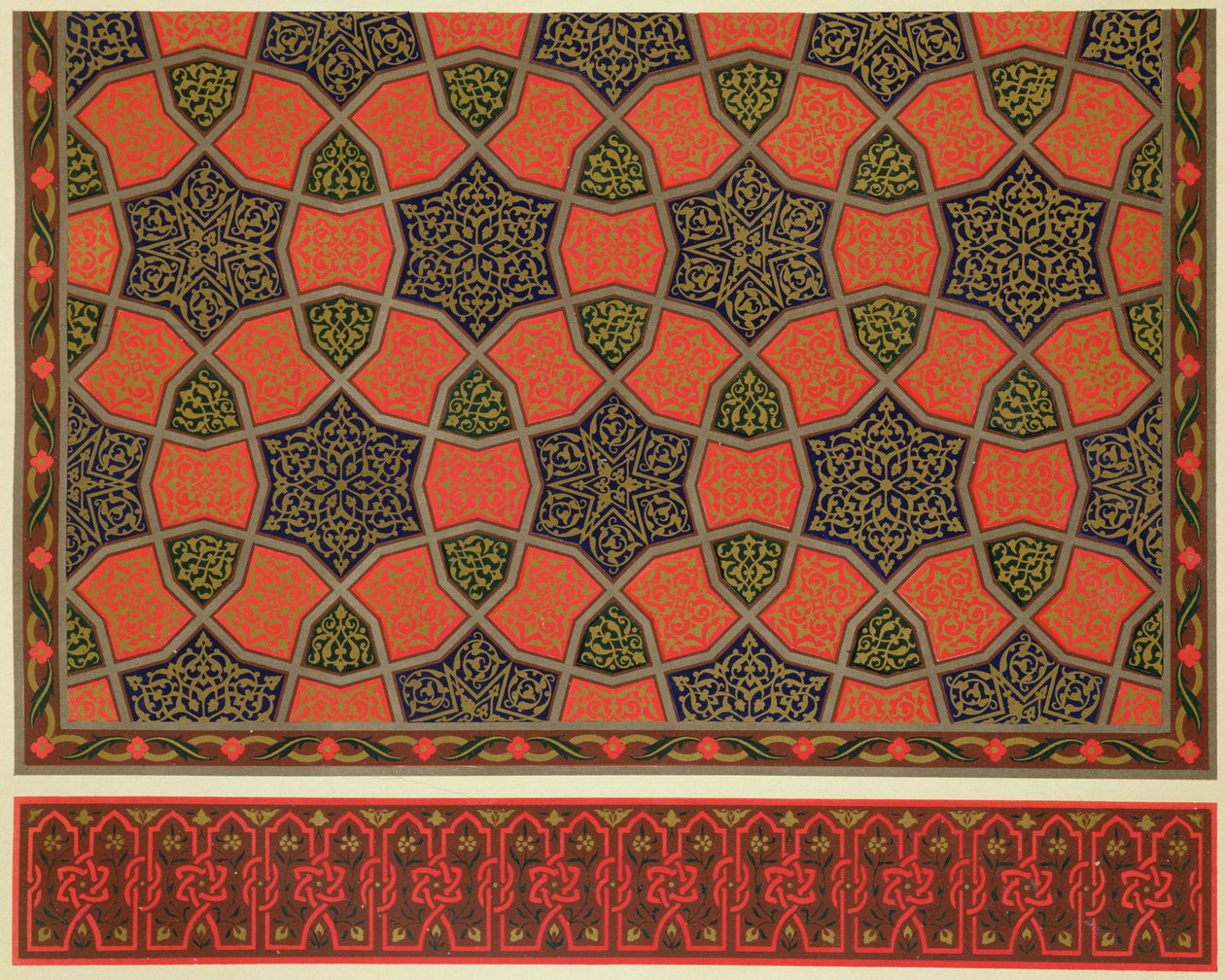 Arabische dekorative Designs, aus 