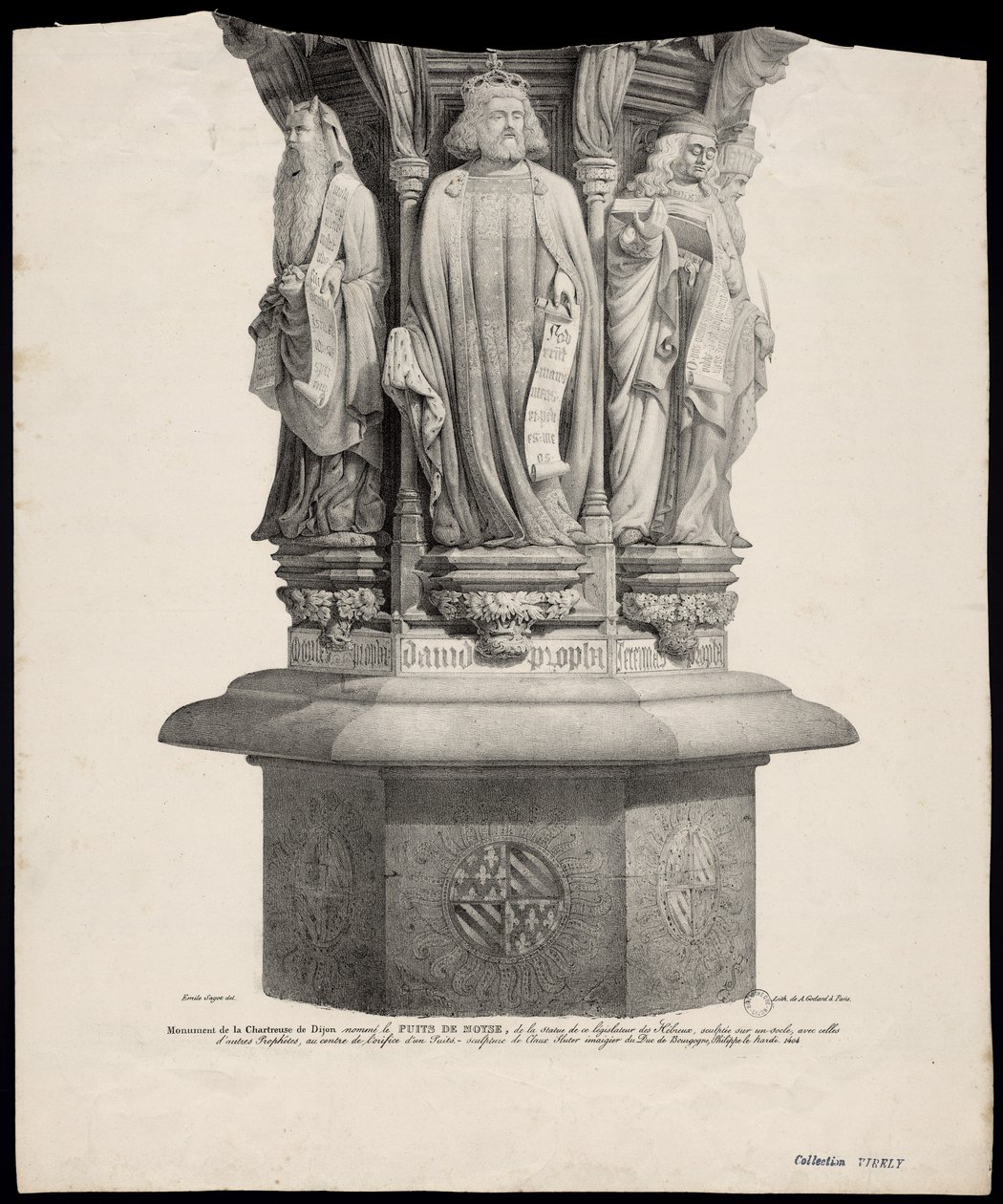 Der Brunnen des Moses von Emile Sagot