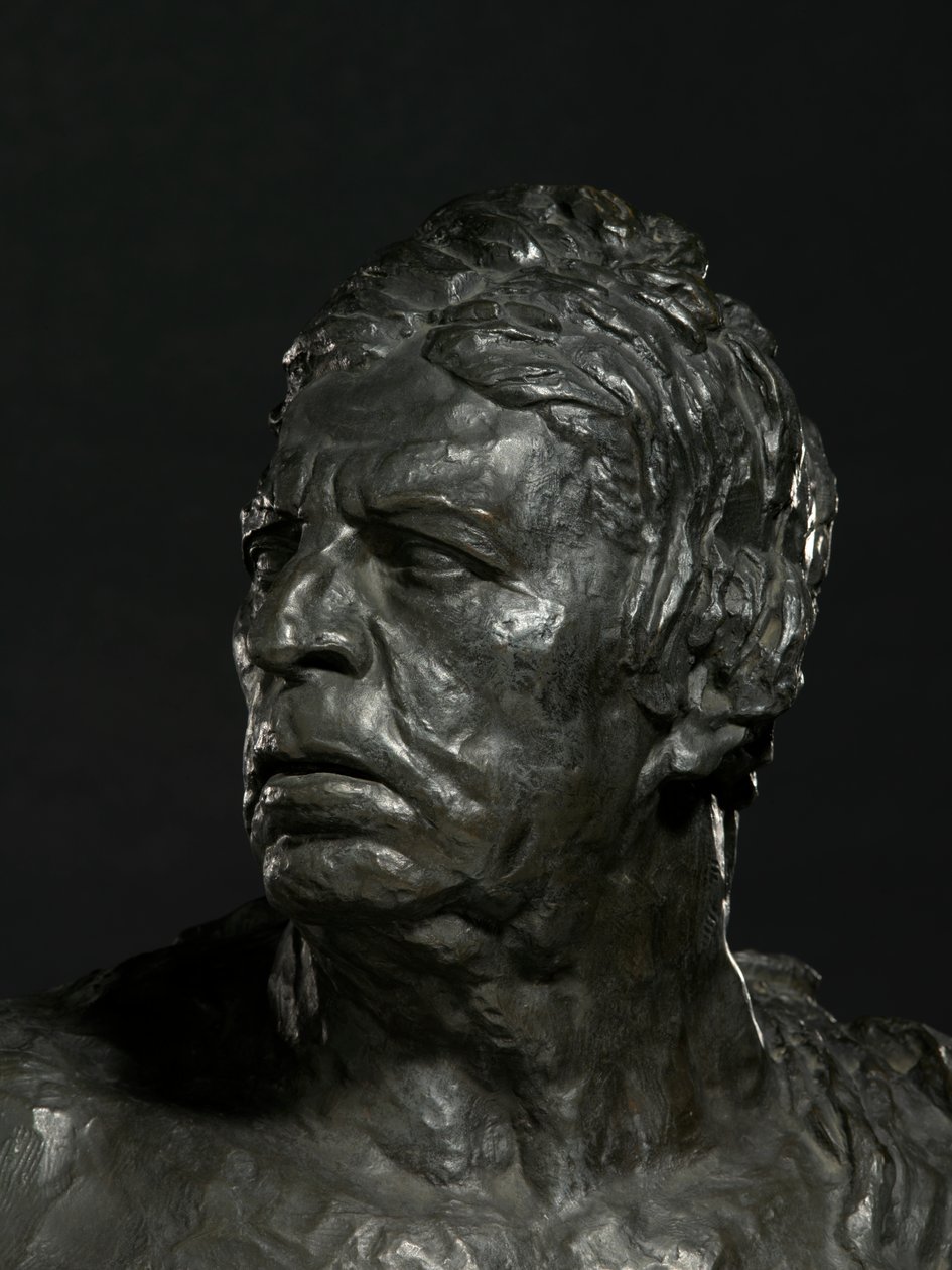 Büste von Ingres (Detail) von Emile Antoine Bourdelle