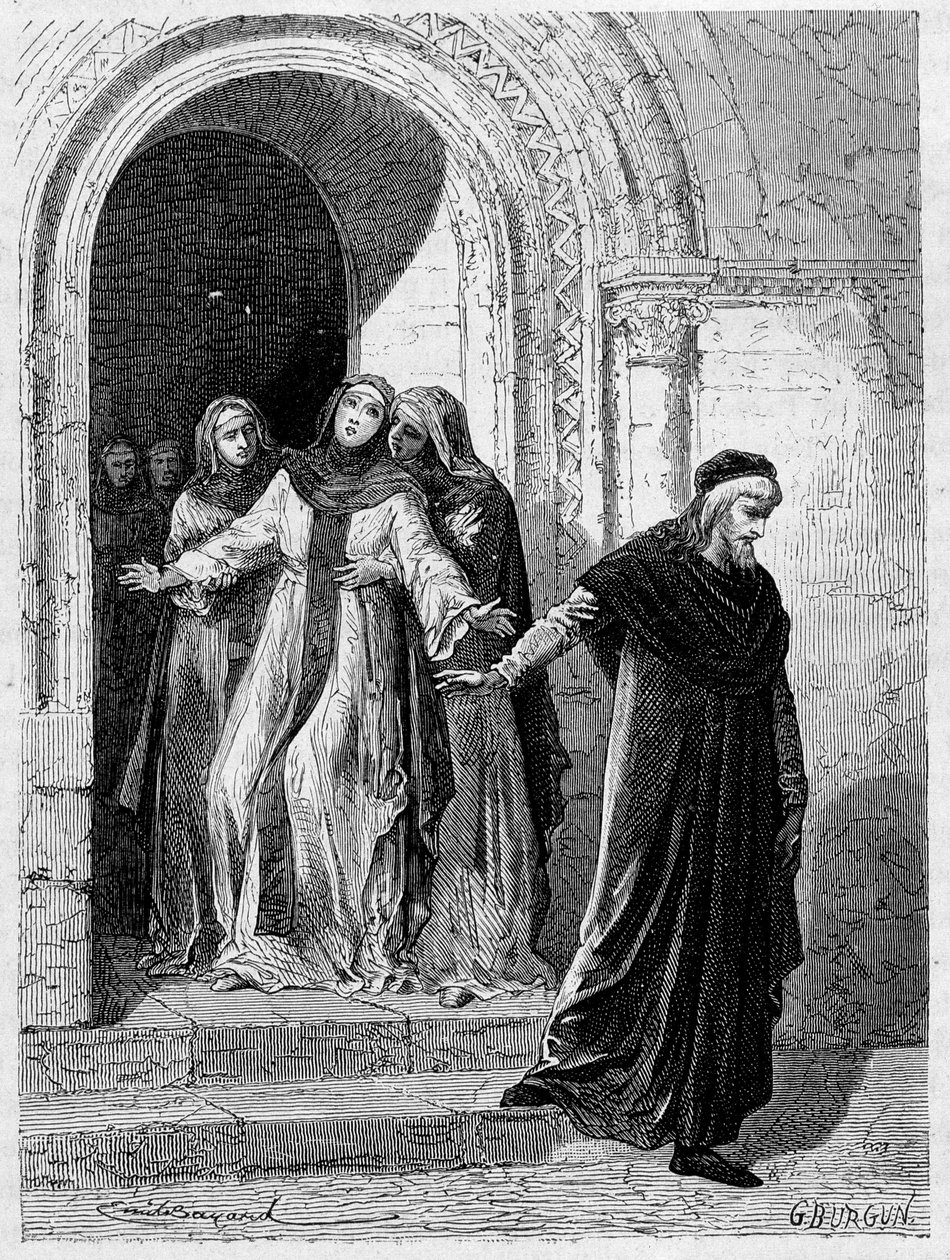Abelard (oder Abailard) von Emile Antoine Bayard