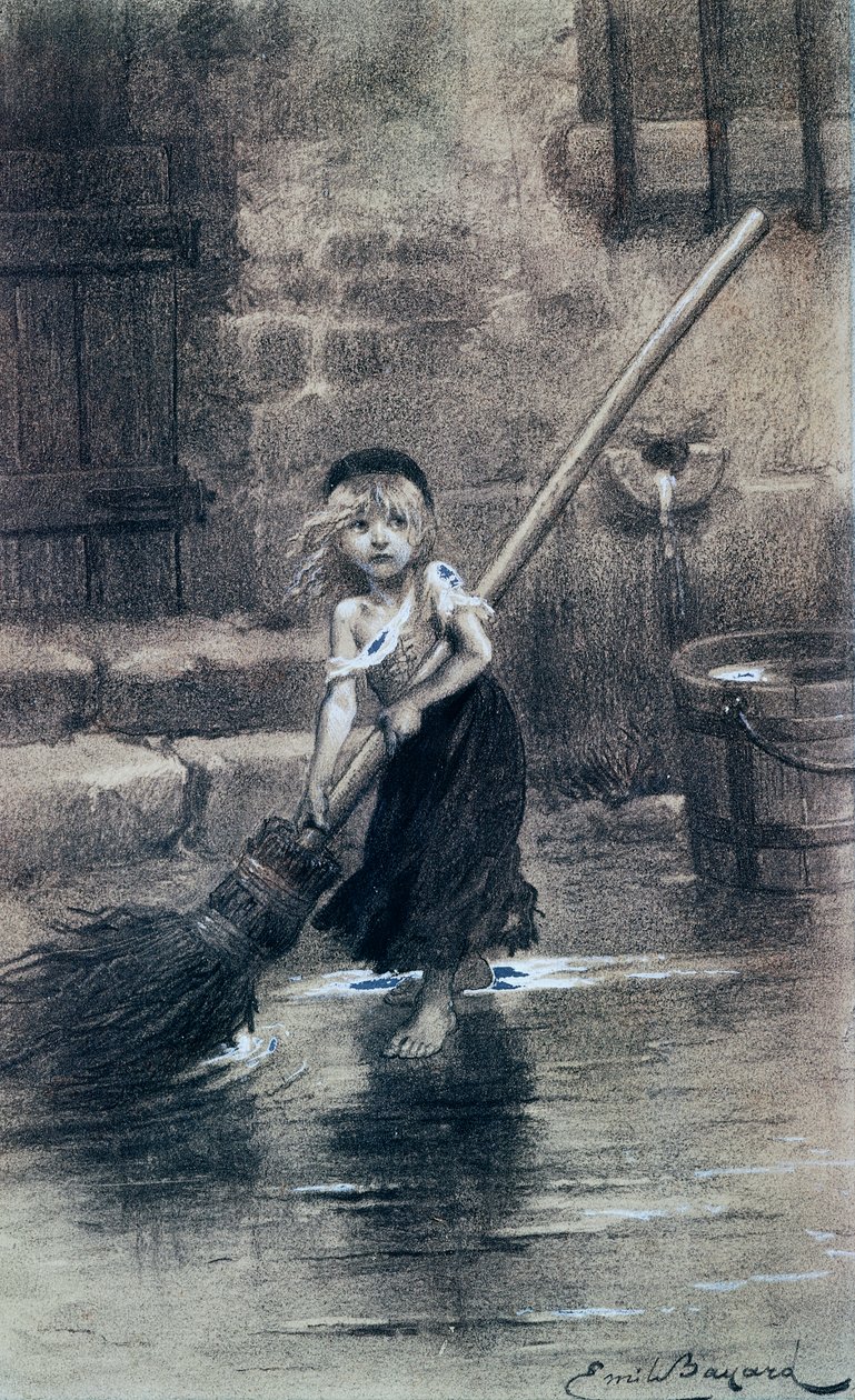 Junge Cosette von Emile Antoine Bayard
