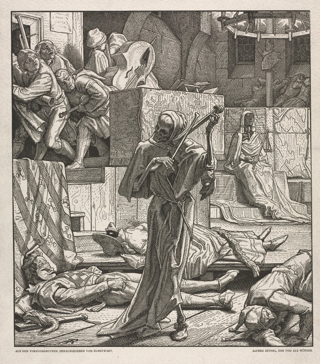 Totentanz: Der Tod der Würger von Emile Antoine Bourdelle