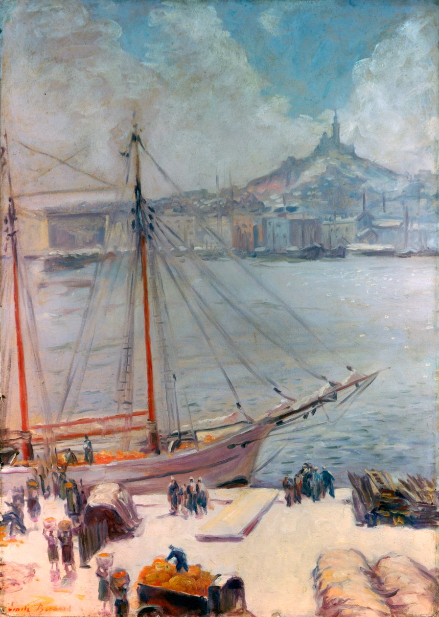 Marseille Kai, 1929 von Emile Bernard