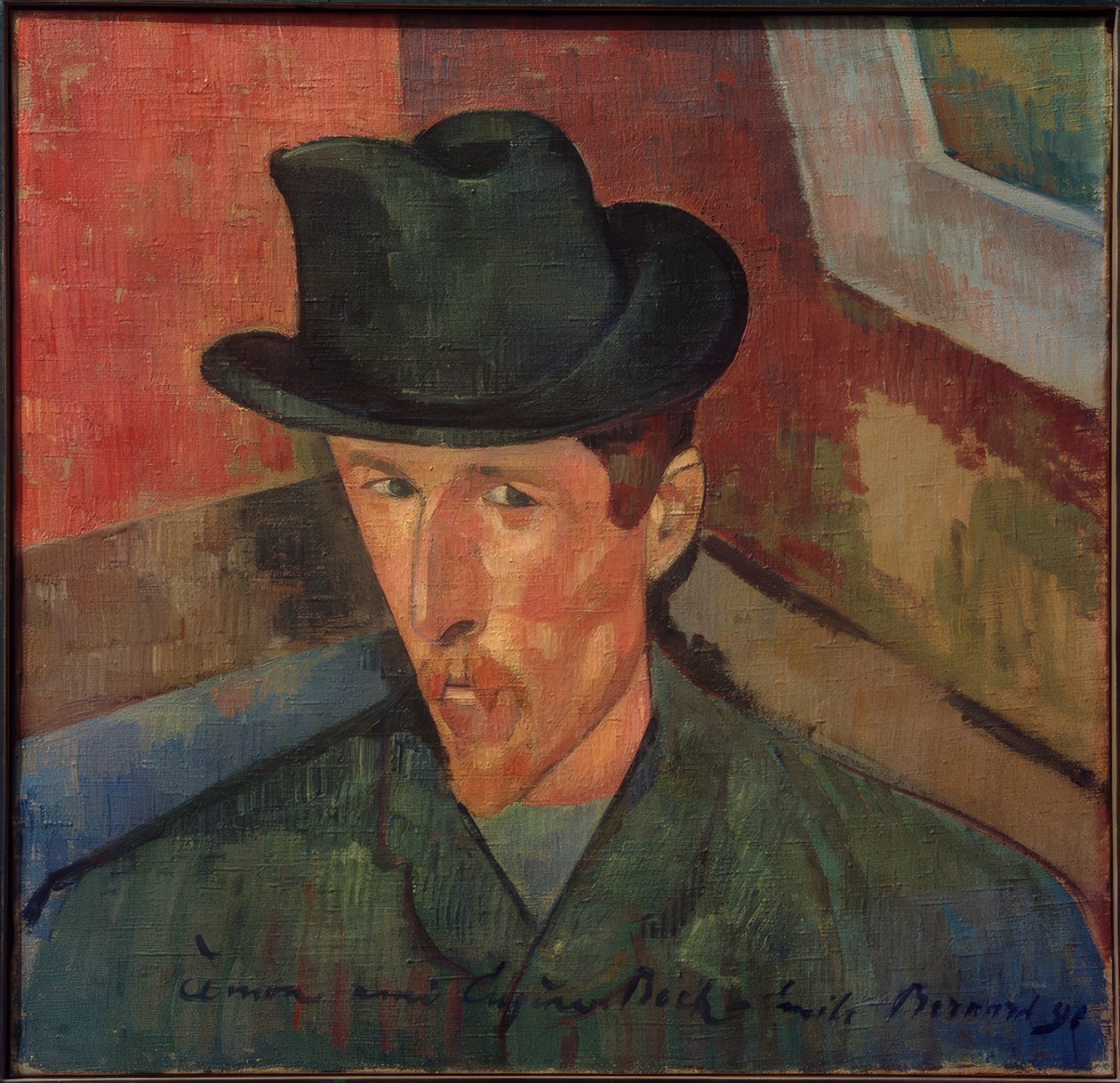 Porträt Eugène Boch von Emile Bernard
