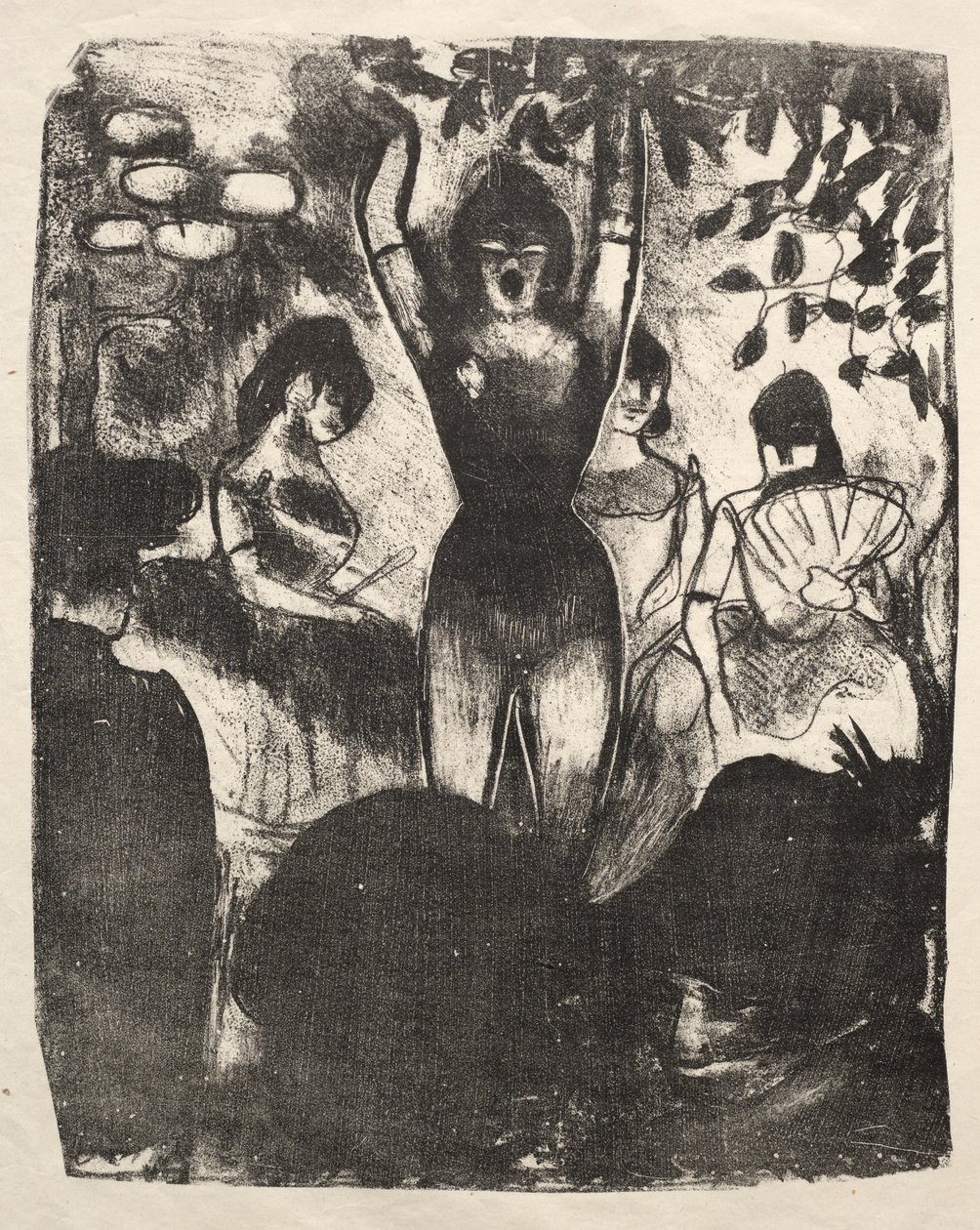 Sänger im Café-Konzert von Emile Bernard