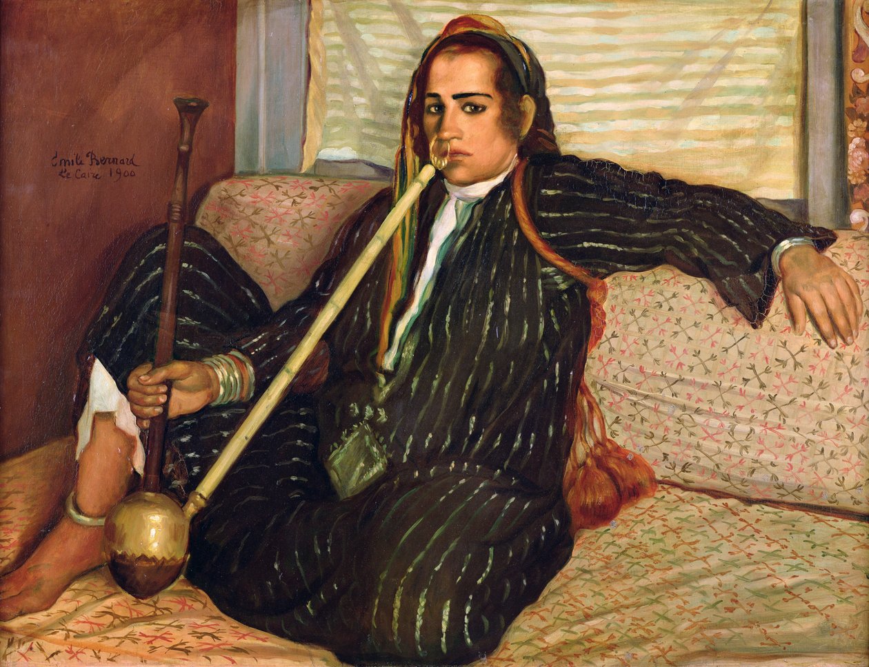 Haschisch rauchen, 1900 von Emile Bernard