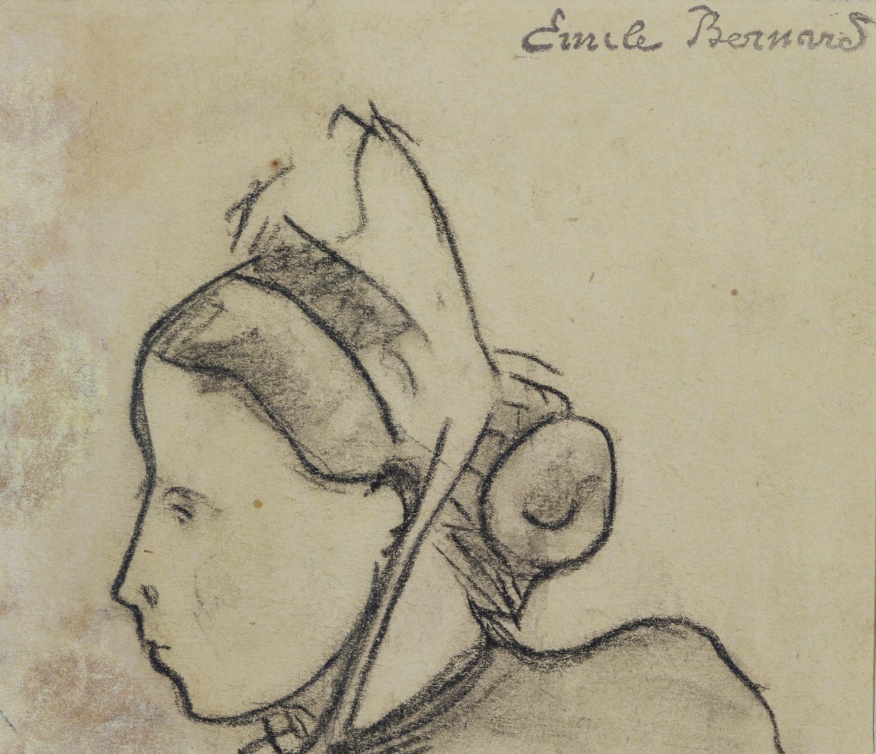 Studie einer Bretonin von Emile Bernard