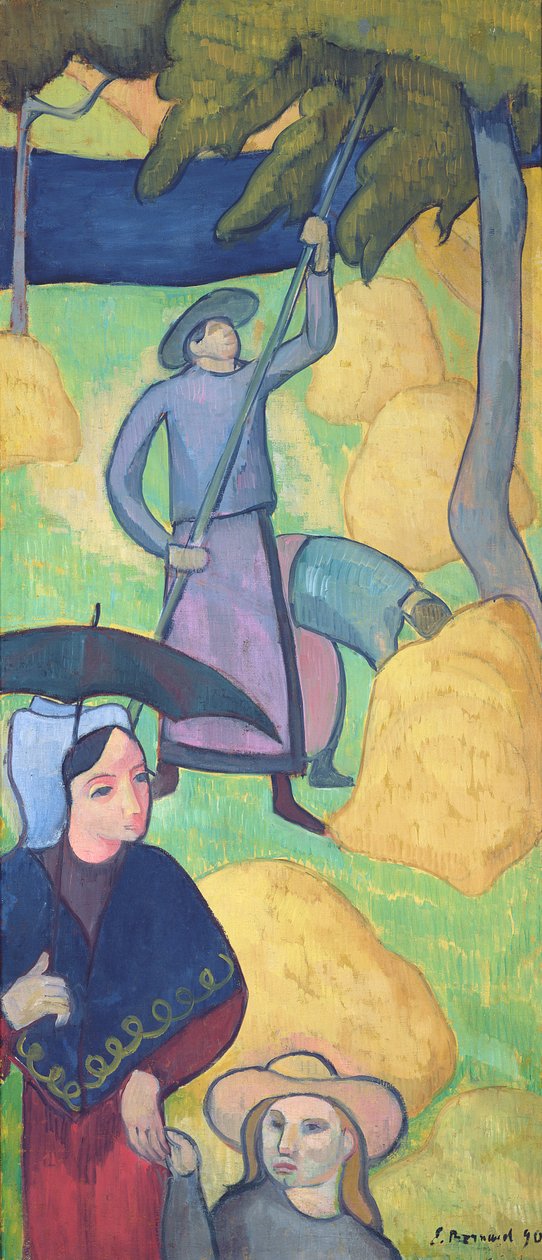 Die Apfelernte, 1890 von Emile Bernard