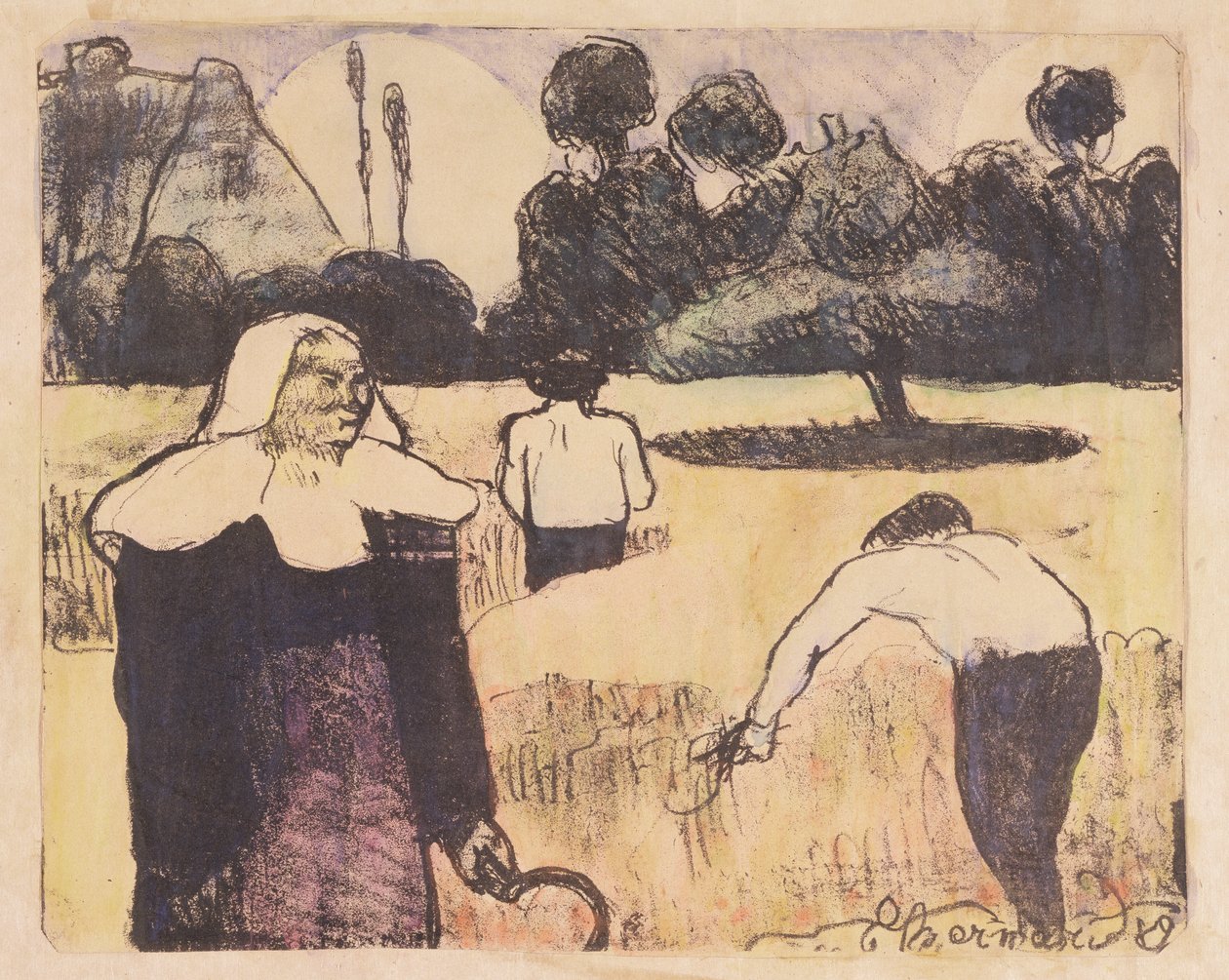 Der Erntearbeiter, aus der Serie 