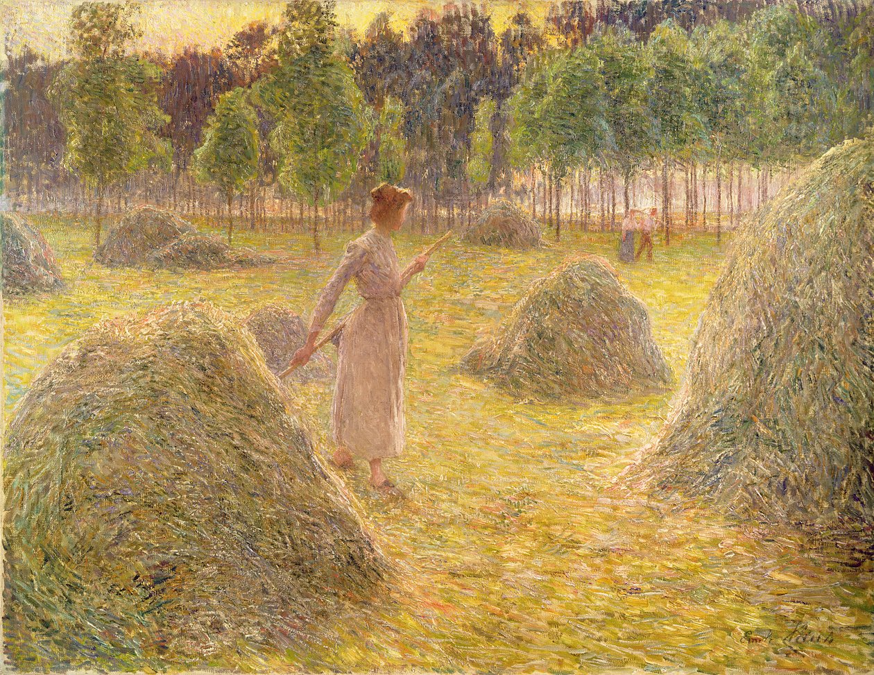 Die Ährenleserinnen, Mitte der 1890er Jahre von Emile Claus
