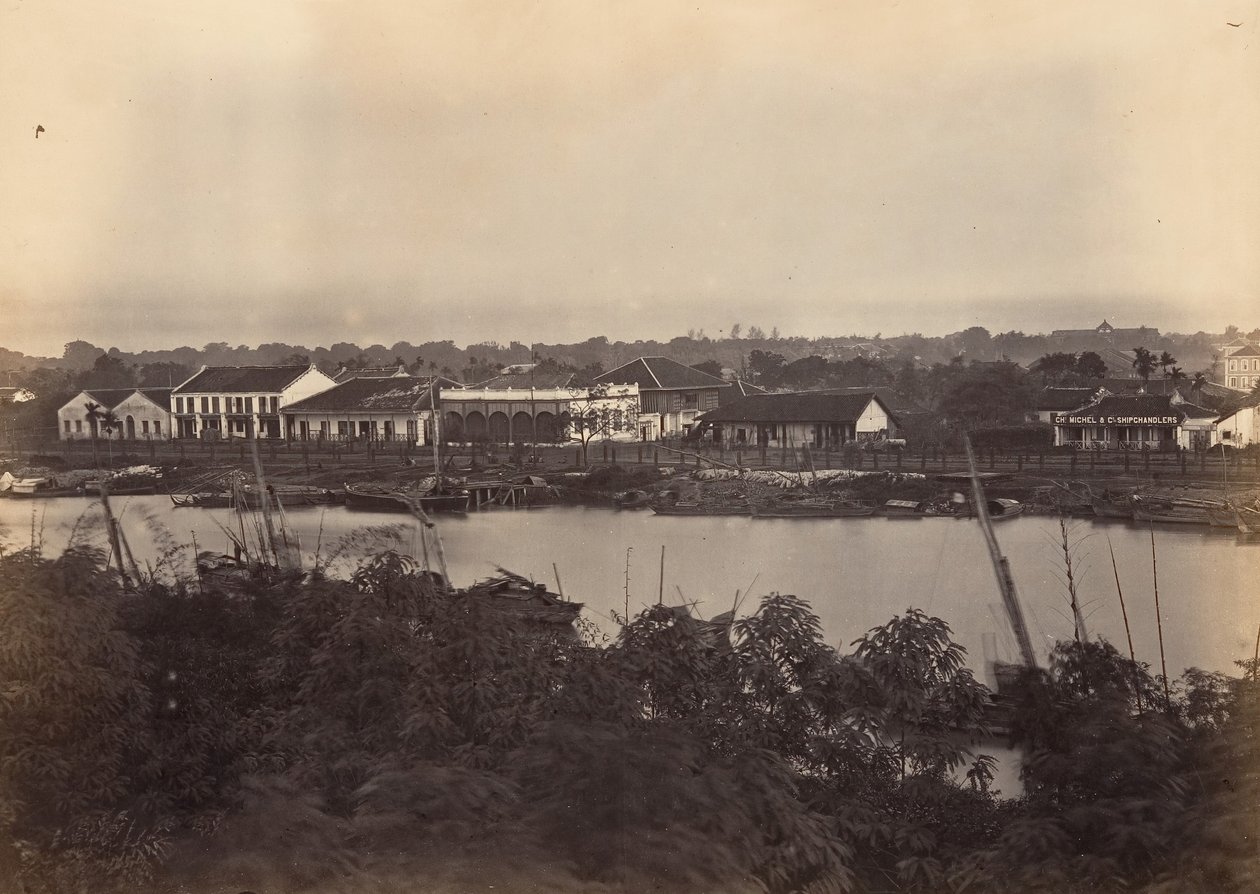 Vue de Saïgon Feuille No. 2, 1866 von Emile Gsell