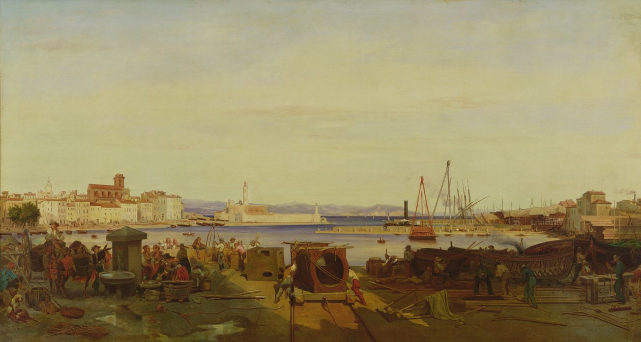 Der Hafen von La Ciotat von Emile Loubon