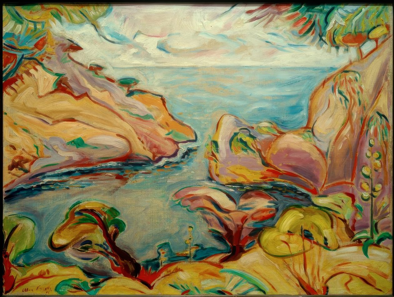 Die Bucht von Mugel in La Ciotat von Emile Othon Friesz