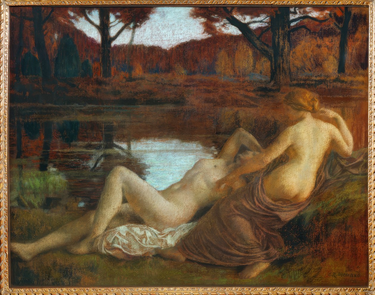 Les Dryades von Marie Auguste Emile Rene Menard
