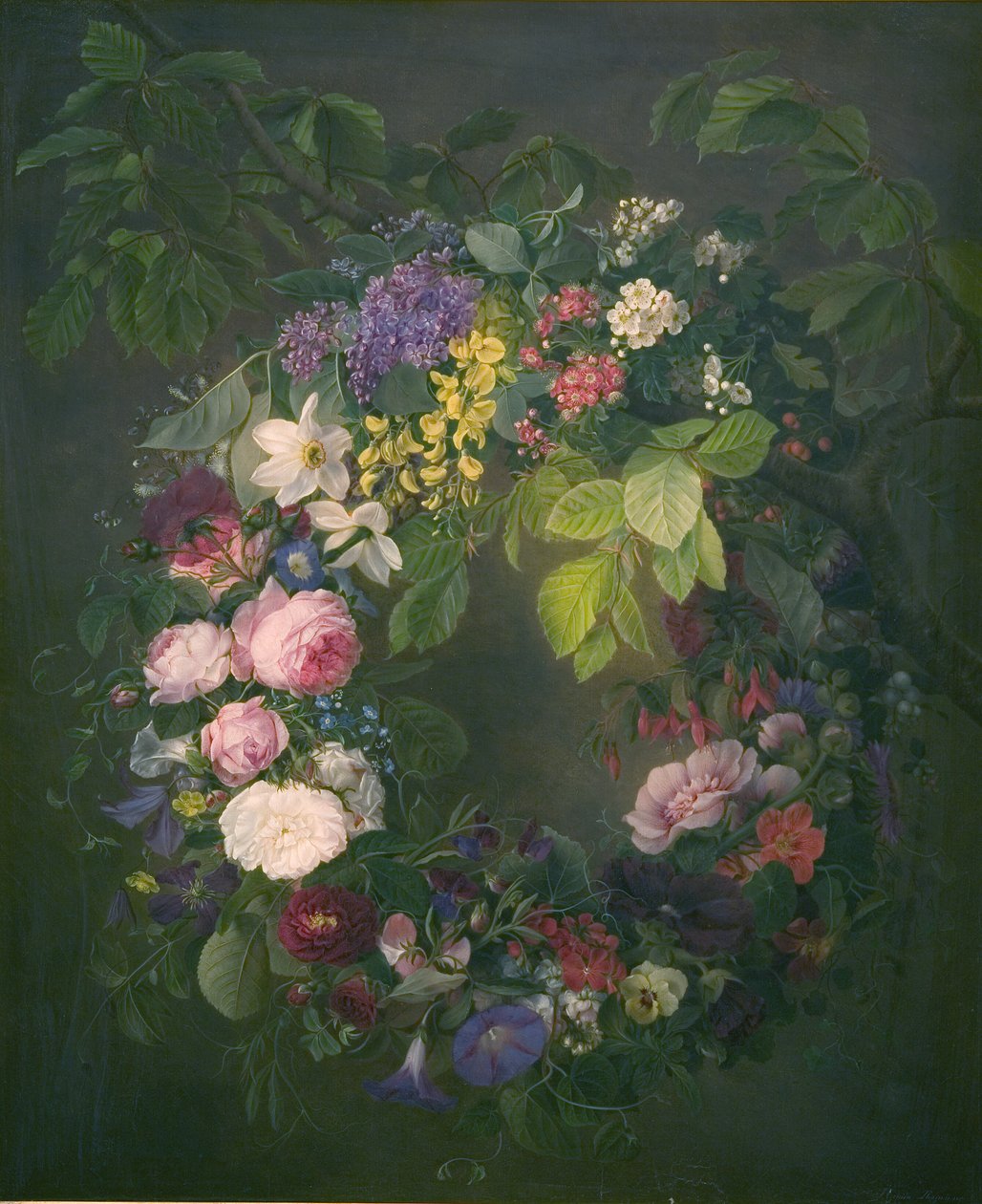 Ein Blumenkranz von Emma Thomsen