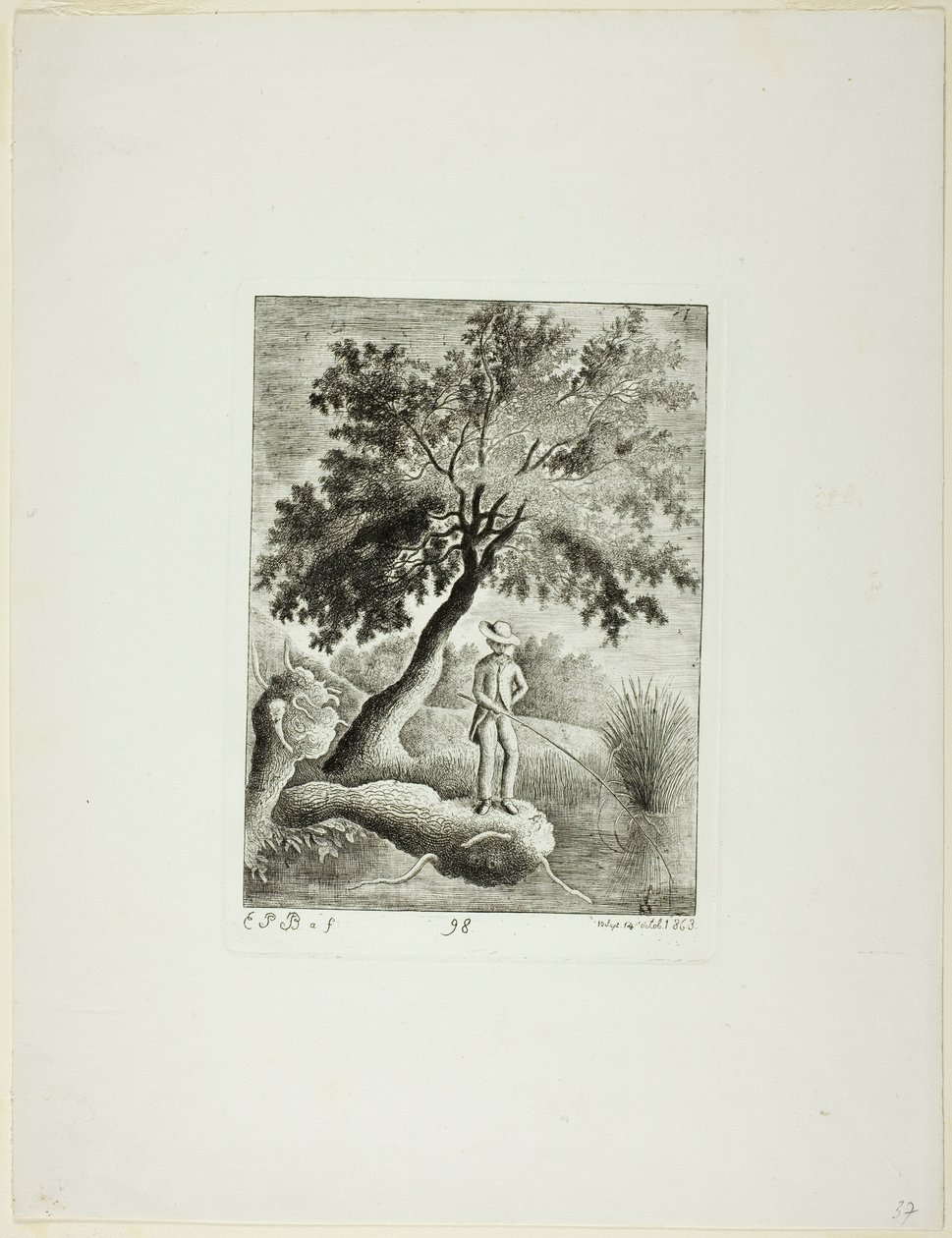 Der Fischer von Emmanuel Phélippes Beaulieu