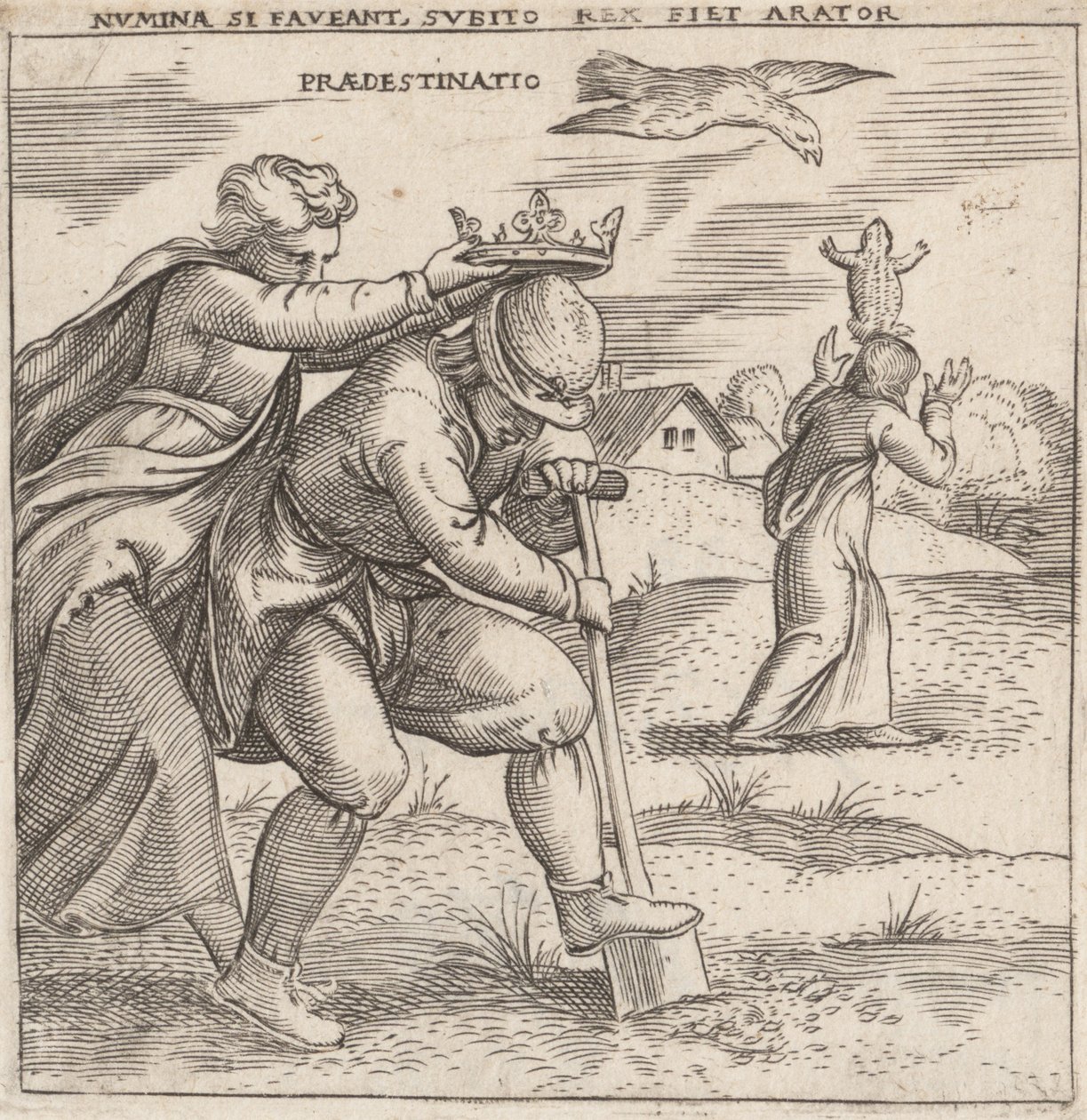 Prädestination, ca. 1545-50 von Enea Vico
