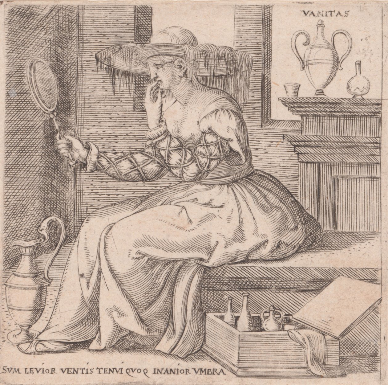 Eitelkeit, 1545-50 von Enea Vico