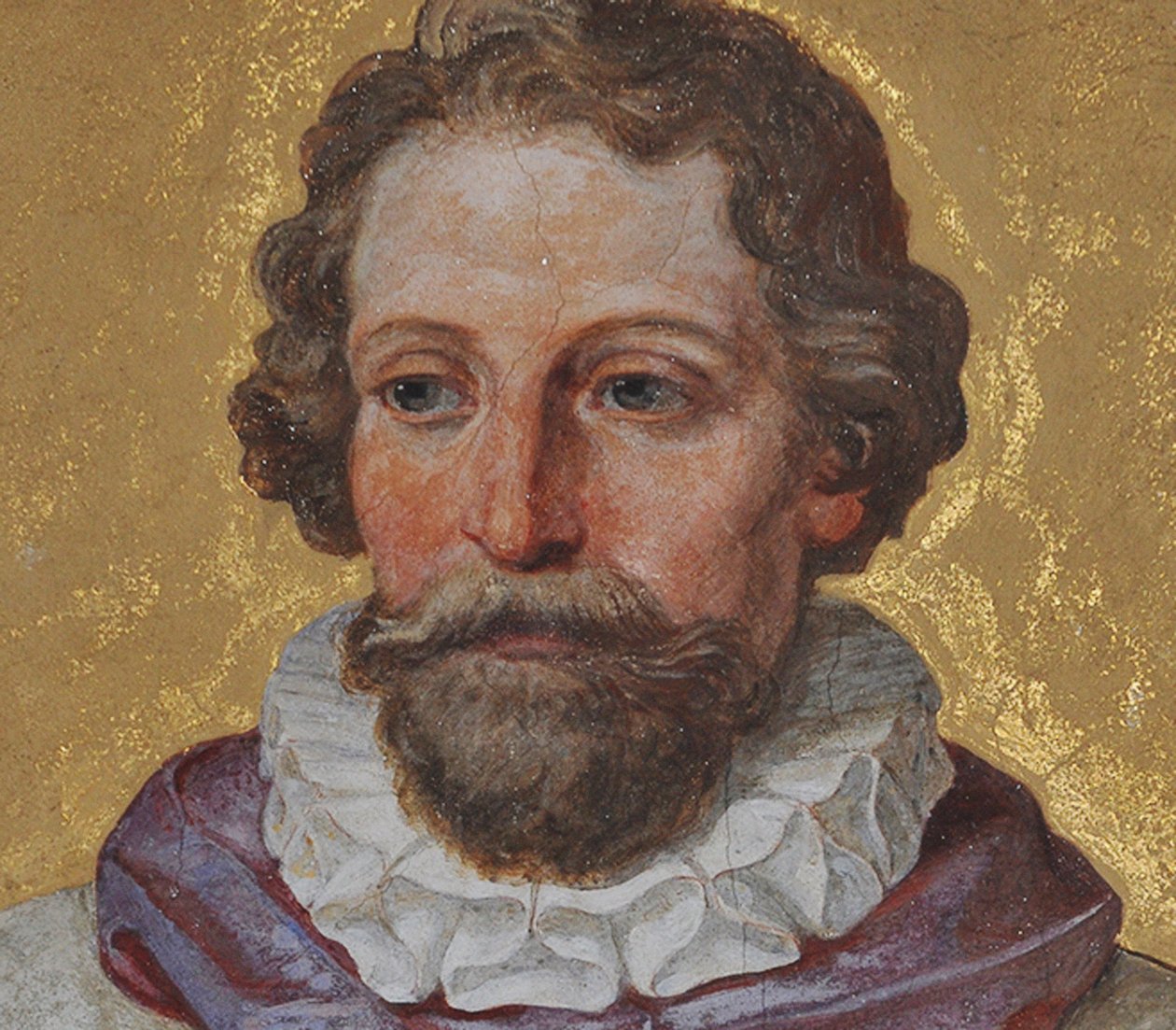 Julius Echter von Mespelbrunn 1545-1617 (Detail) von Engelbert Seibertz