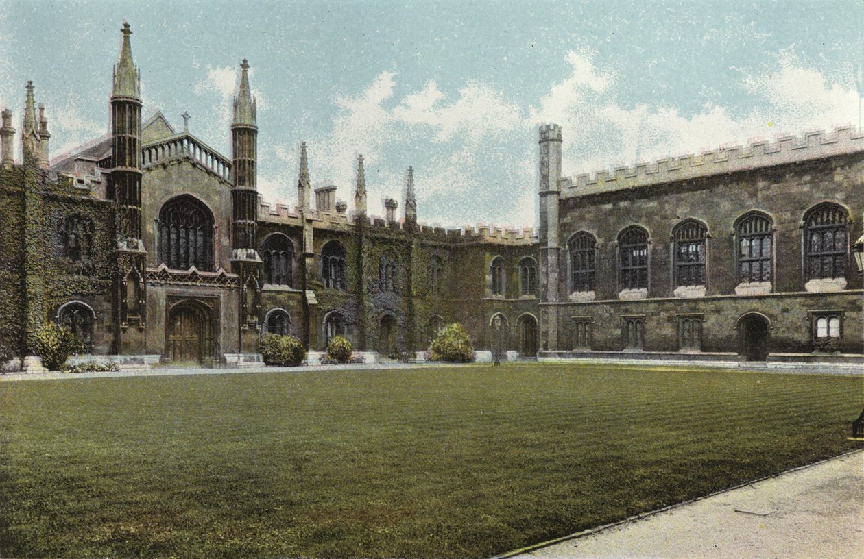 Corpus Christi College, Neuer Hof von English Photographer