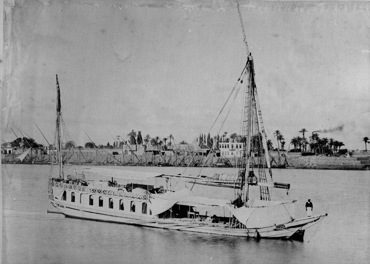 Nil-Boot, ca. 1880-83 von English Photographer
