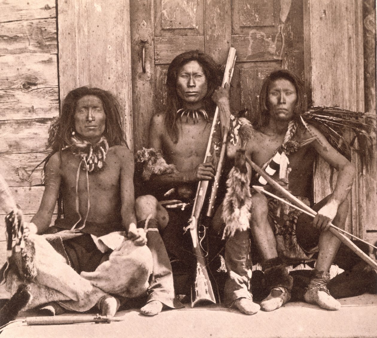 Spokane-Indianer, 1861 von English Photographer