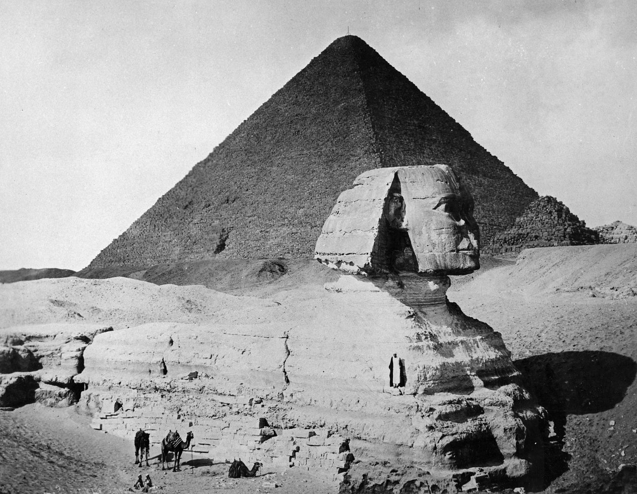 Die Sphinx und die Pyramide von Cheops - Die Große Pyramide von English Photographer