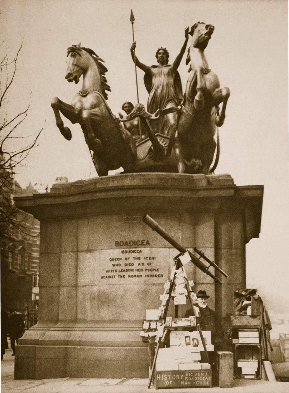 Westminster Bridge Denkmal für Boadicea von English Photographer