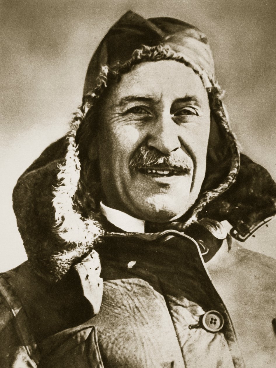Erster Flugzeugpilot der Welt (Photogravur) von English Photographer